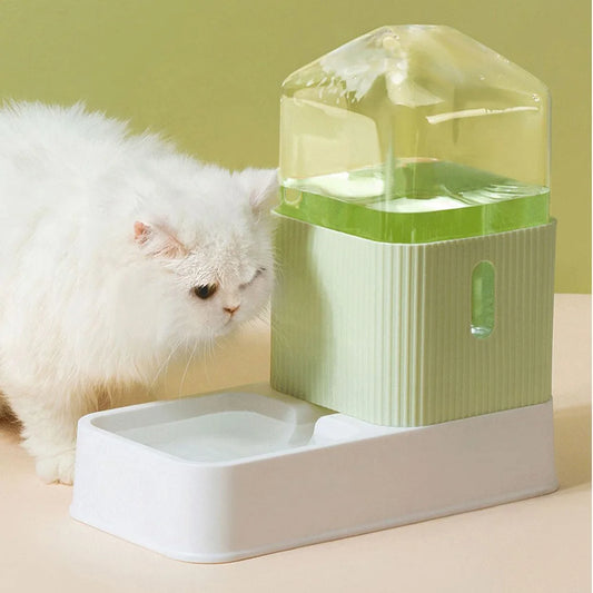 Automatischer Futter- und Wasserspender für Haustiere – 3,5 L | Ideal für Katzen & kleine Hunde